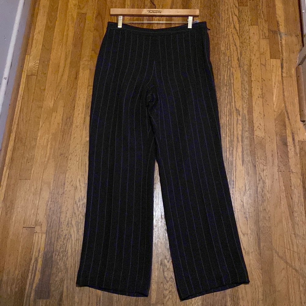 Casual Corner Brown pinstripe suit. 2piece.  Pants and jacket sold together